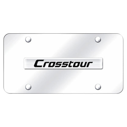 Chrome Name on Chrome License Plate - Officially Licensed for Honda CrossTour