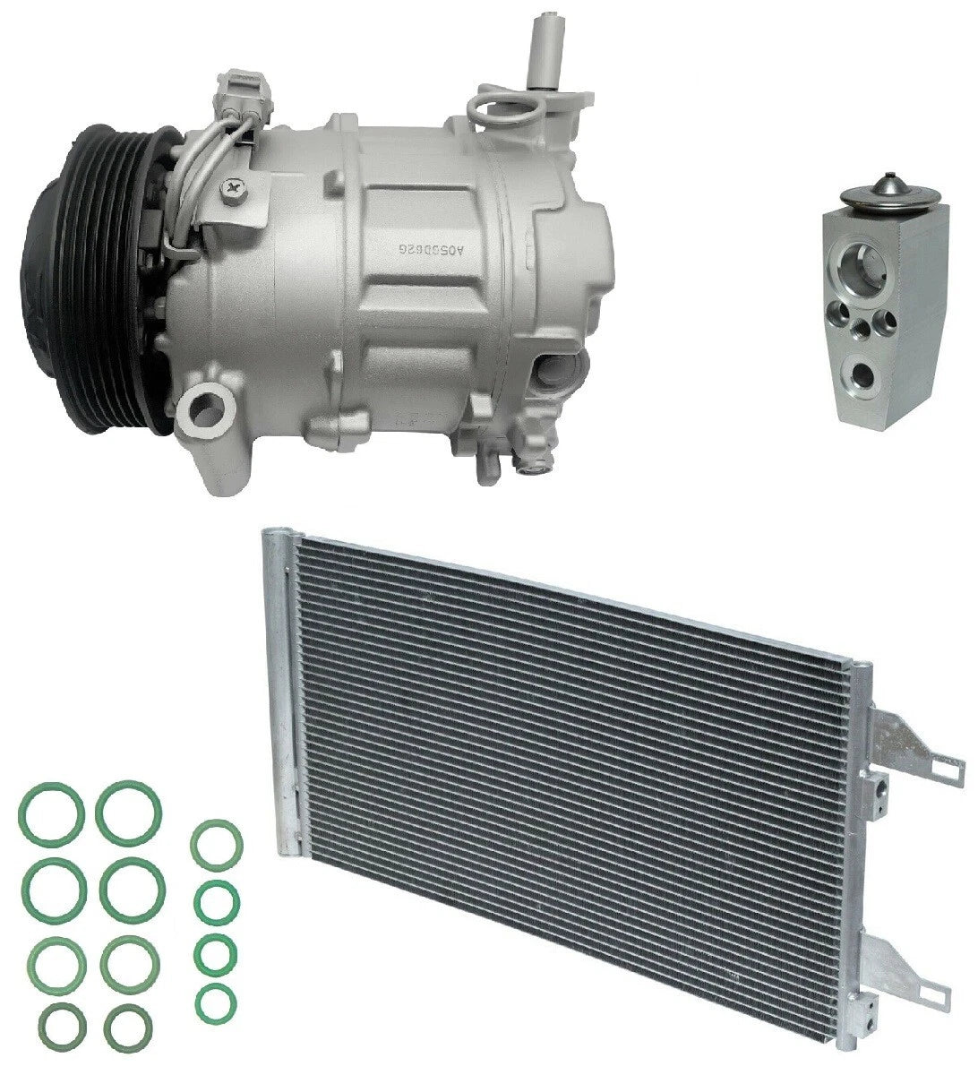 AC Compressor Kit With Condenser for Ram ProMaster 2500 3.6L (2016–2018)