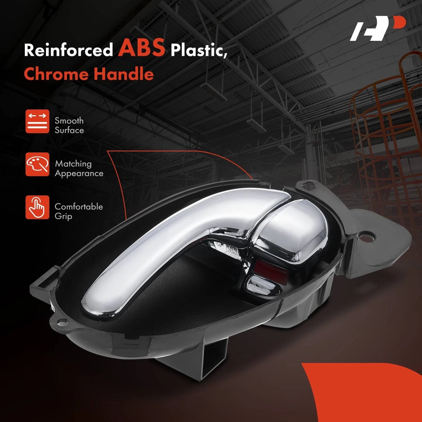 2X Chrome Interior Door Handles for Chevy Trailblazer (2002–2009)
