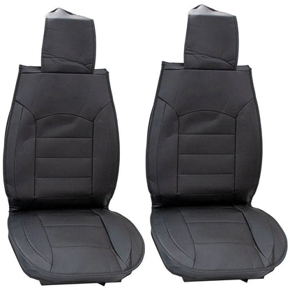 2x 5-Seat Leather Seat Cushion Cover for Toyota Camry Yaris Corolla (2011–2019)