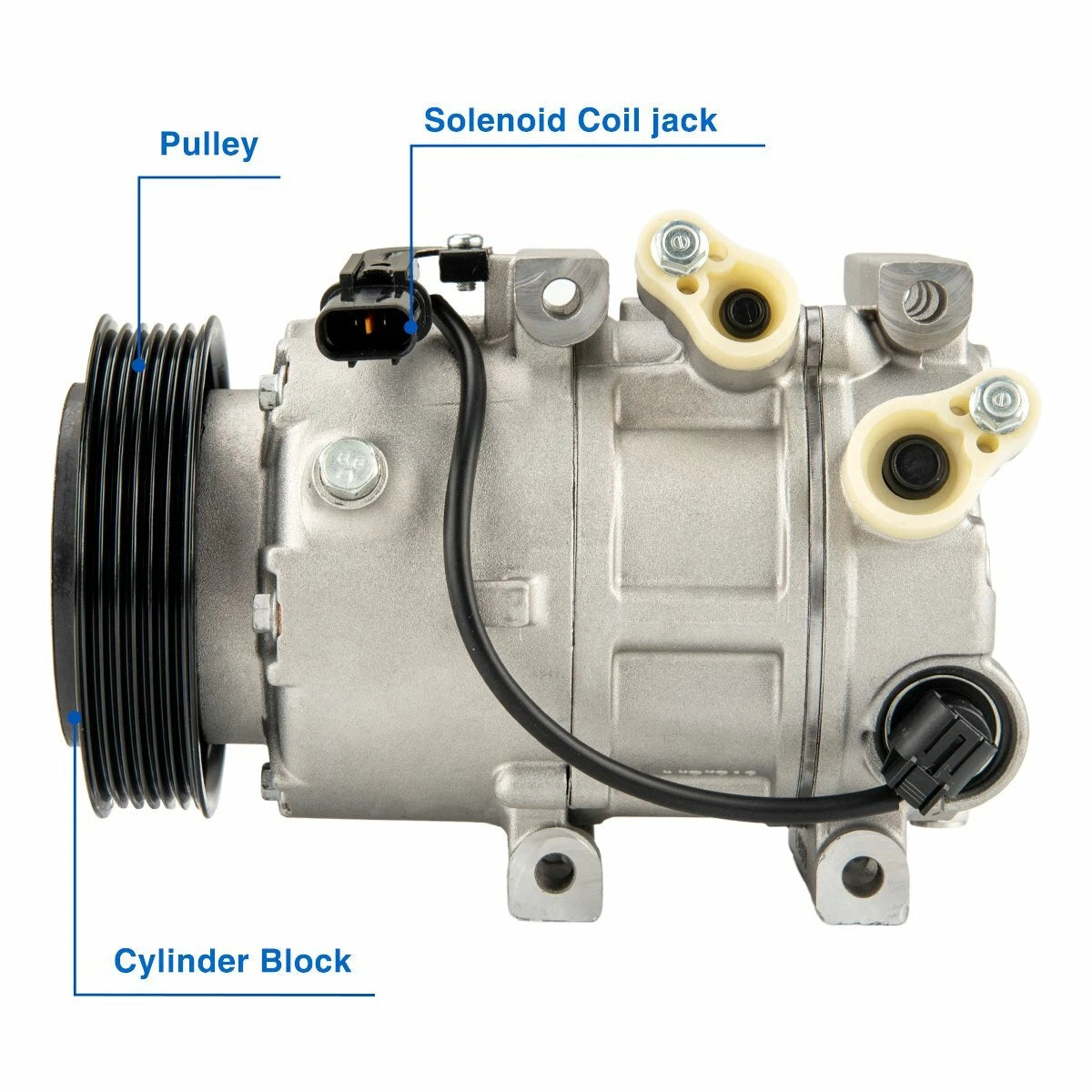 A/C AC Compressor for Hyundai Sonata & Kia Optima (2011–2014)