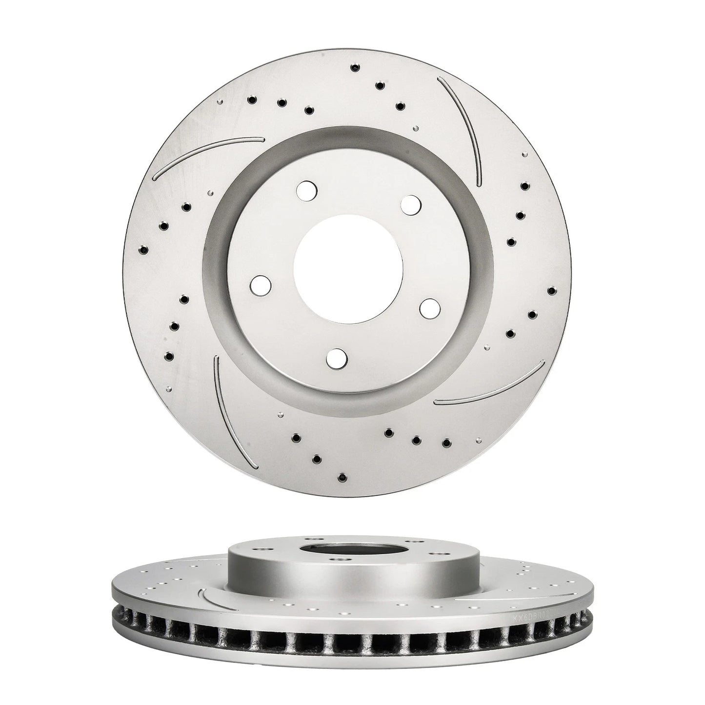Front Brake Rotors and Ceramic Pads Kit for Nissan Rogue (2014–2017)