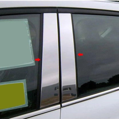 Luxury FX Chrome Pillar Post Set without Keyless Entry for 2013–2019 Ford Escape