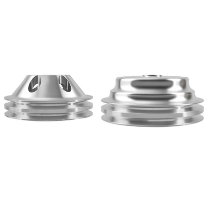 Groove Pulley System for Chevy Small Block SBC (265–400 V8) Aluminum