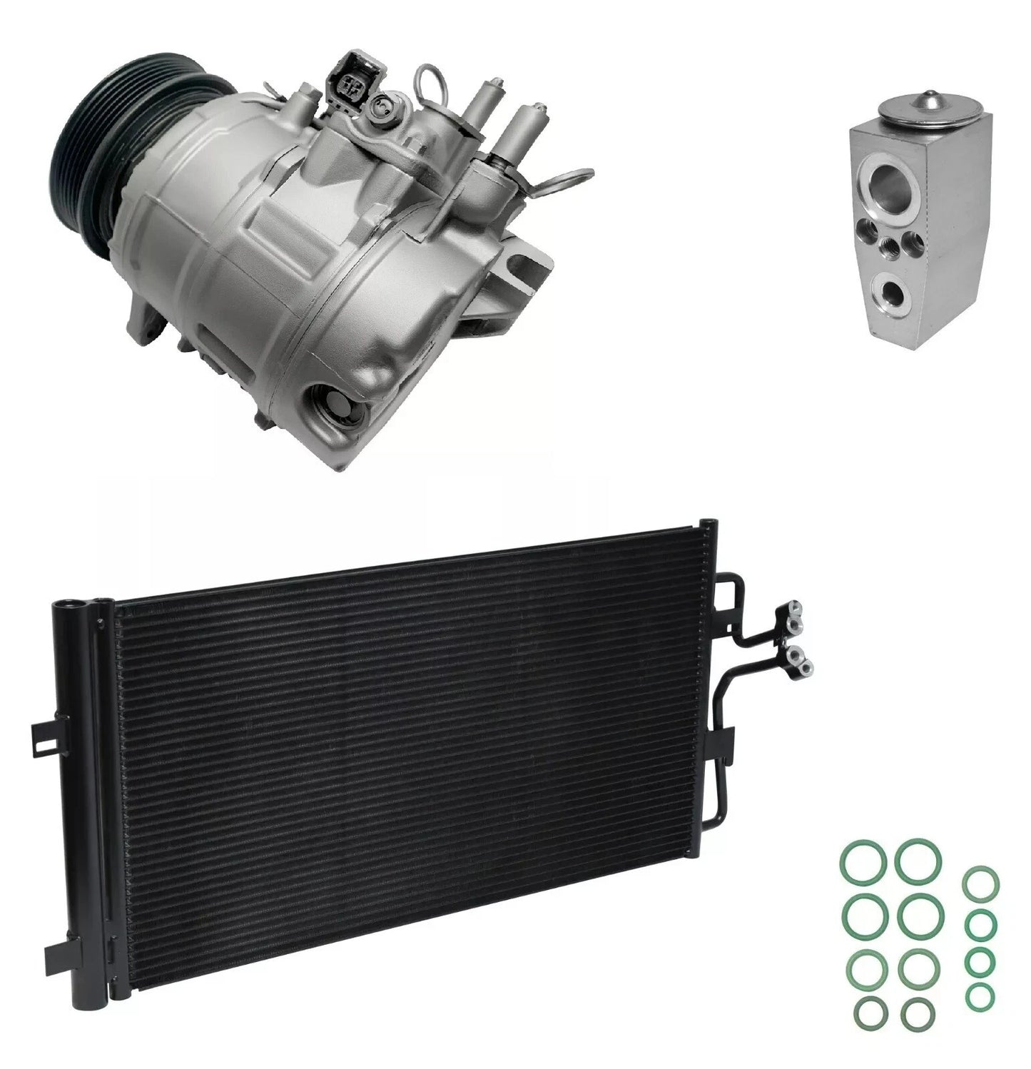 AC Compressor Kit with Condenser for Buick Lucerne 3.9L (2010–2011)