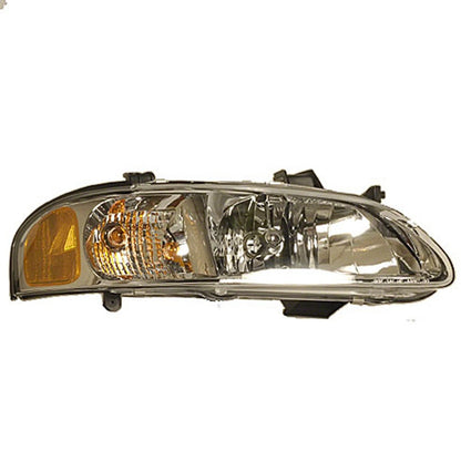 Head Light Assembly Passenger Side Replacement w Chrome Bezel for Nissan