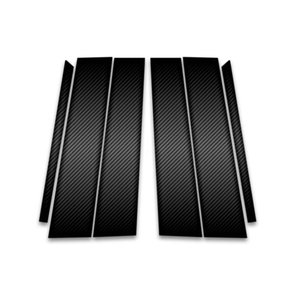 6pc Carbon Fiber Pillar Post Covers for 2011-19 Ford Explorer
