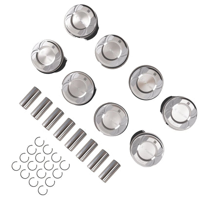 8PCS Engine Pistons Kit for Mercedes GL450 GL550 GLS550 (2013–2019)