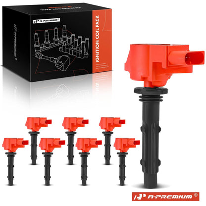 8x Red Ignition Coil for Mercedes-Benz E550 ML550 GL450 GL550 CLS550 (2007–2017)