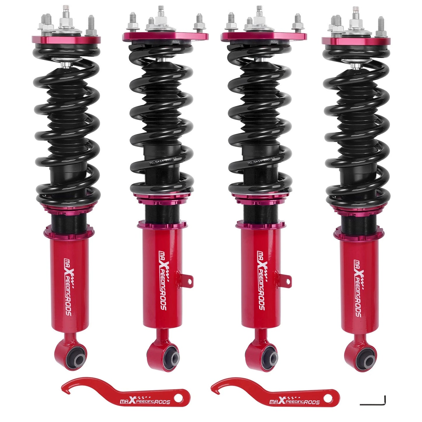 24-Way Adjustable Coilovers Strut Kit for Lexus GS300/GS400/GS430 (1998–2005)