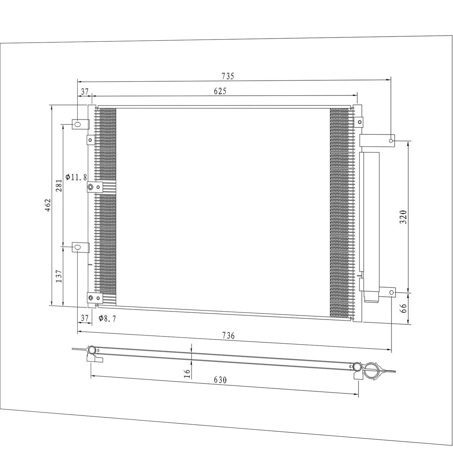 A/C Condenser Replacement for Jeep Cherokee (2014–2018)