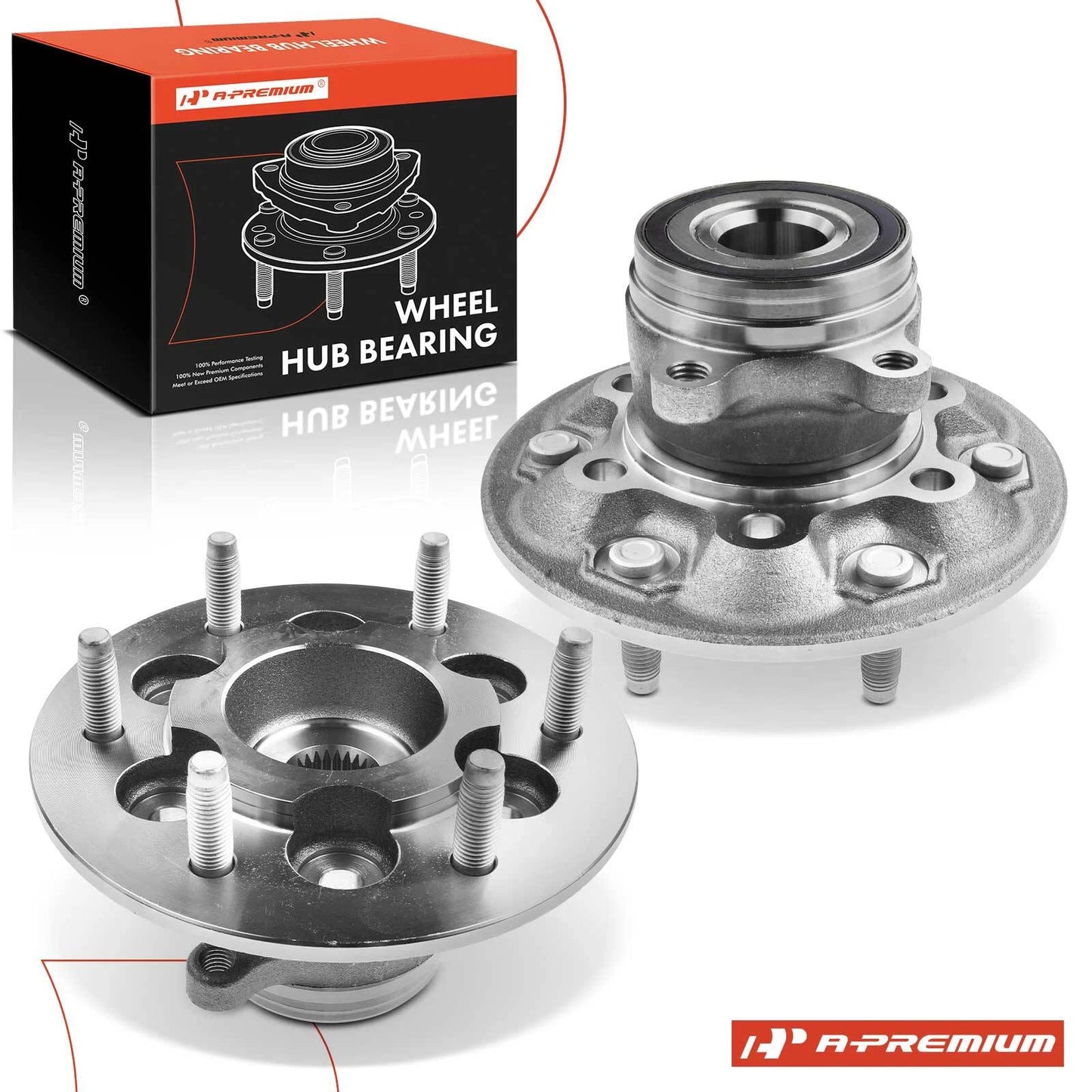2X Front Wheel Bearing & Hub Assembly for Chevrolet Colorado (2009–2012)