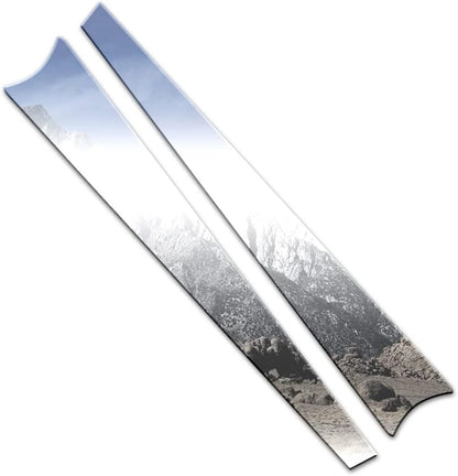 License Plate Trim 2pc Stainless Steel for Toyota Prius V (2012–2017)