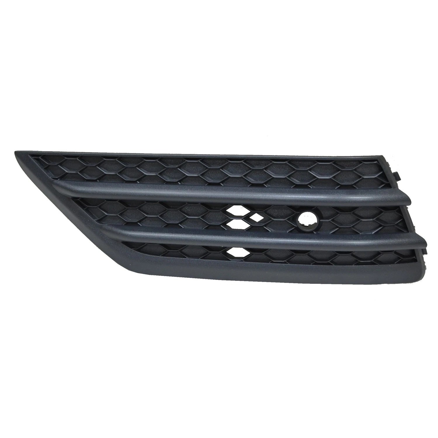 Replacement Black Textured ABS Plastic Front Driver Lower Bumper Cover Grille