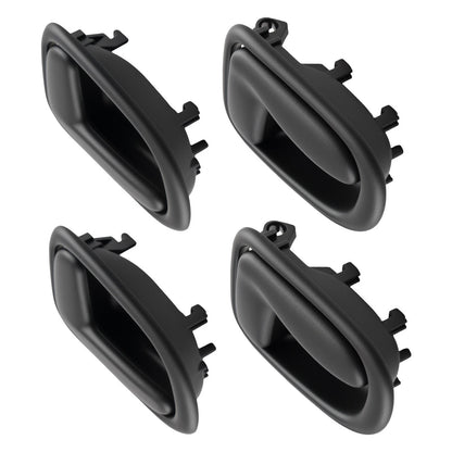 Interior Door Handle for Toyota Corolla LE (1993–1995) Black Set of 4