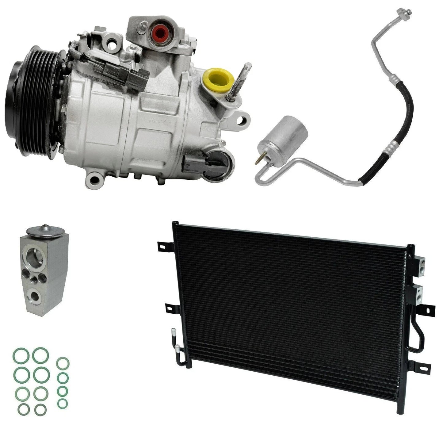 AC Compressor Kit with Condenser for Chevrolet Police Interceptor Sedan (2015–2015)