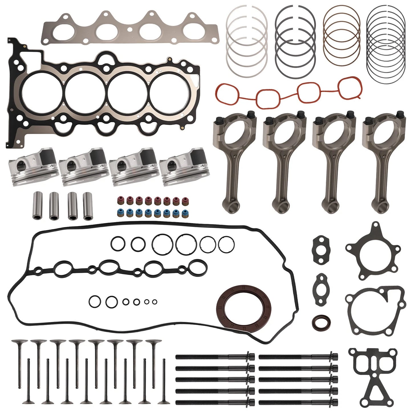 Engine Rebuild Kit for Hyundai Accent Veloster Kia Rio Soul (2012–2019)