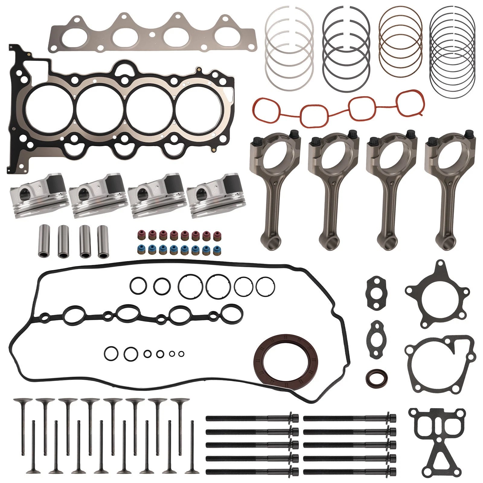 Engine Rebuild Kit for Hyundai Accent Veloster Kia Rio Soul (2012–2019)