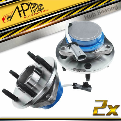 2X Wheel Hub & Bearing Assembly w/ ABS for Cadillac CTS (2003–2019)