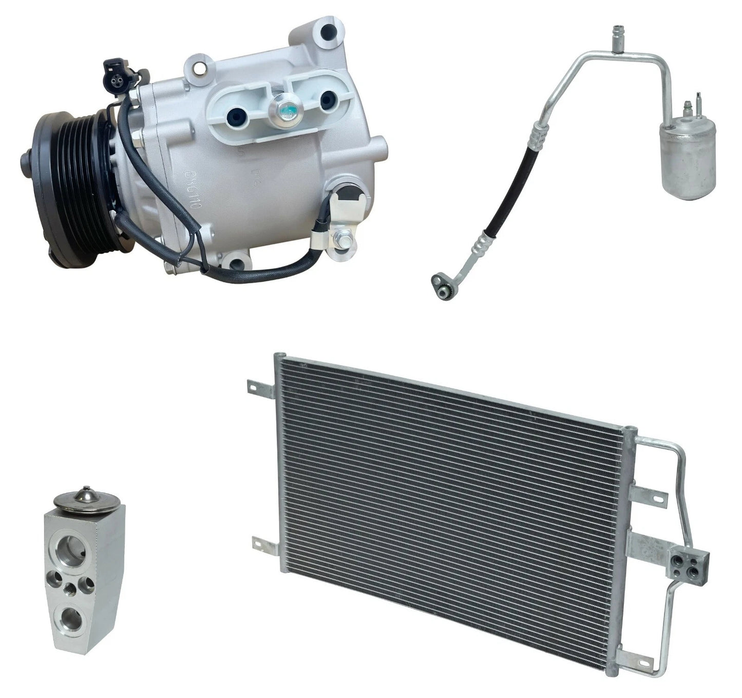AC Compressor Kit With Condenser for Mazda Tribute 2.5L Hybrid (2009–2012)