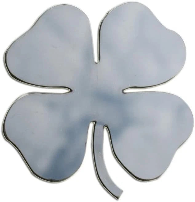 Luxury Emblem Accessory Stainless Steel Clover 2pc for Universal Fit (1950–2026)
