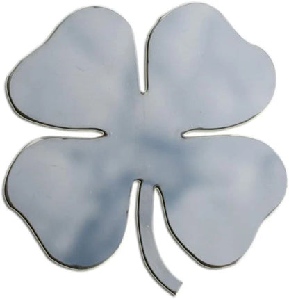 Luxury Emblem Accessory Stainless Steel Clover 2pc for Universal Fit (1950–2026)
