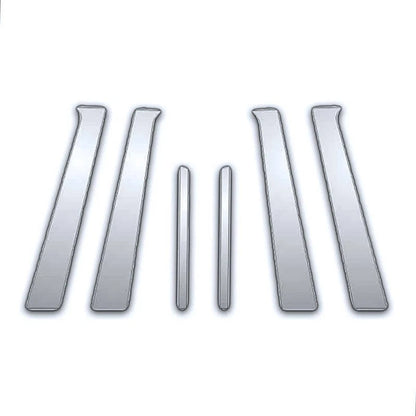 6Pc Chrome Pillar Post Covers for Nissan Pathfinder (2005–2012)