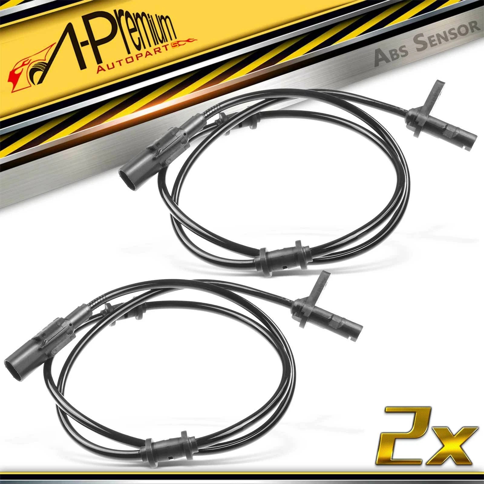 2X Rear ABS Wheel Speed Sensors for Mercedes-Benz SL500 SL55 AMG (2003–2006)