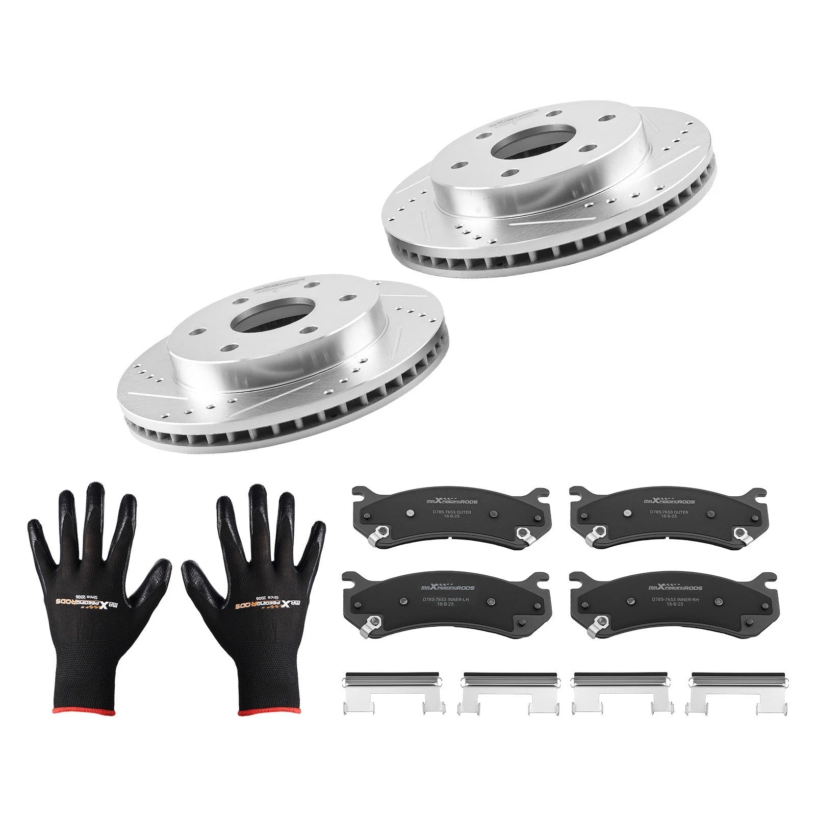 Front Brake Rotors and Pads Kit for Chevrolet Astro/Avalanche 1500 (1996–2005)