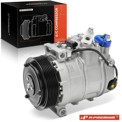 A/C Compressor with Clutch for Mercedes-Benz W203 C-Class (2000–2007)