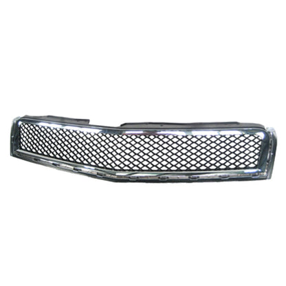 Front Grille Replacement Black Chrome Plastic for 2009–2012 Chevrolet Traverse