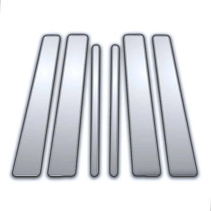 6Pc Chrome Pillar Post Covers Replacement for Infiniti I30 (1995–1999)
