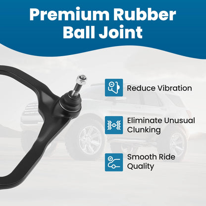 Front Upper Control Arms Ball Joints Tie Rod for Dodge Nitro Jeep Liberty (2007–2012)