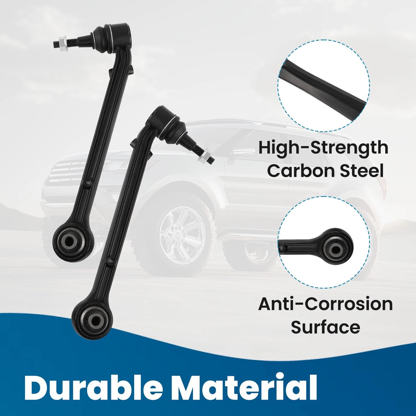 Front Lower Control Arm Ball Joint Tie Rod Set for Chevy Camaro (2010–2015)