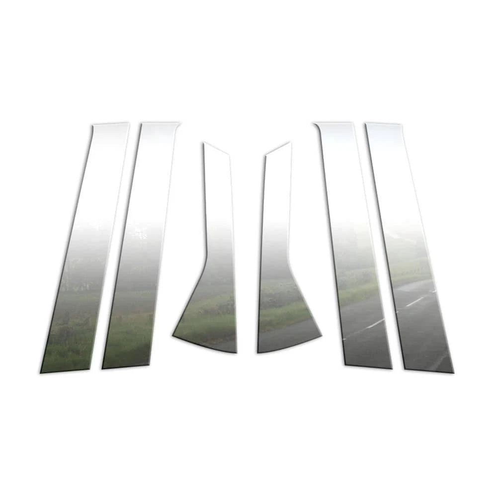 Diamond Grade 6pc Stainless Steel Pillar Post Covers for 2009-2014 Honda Fit