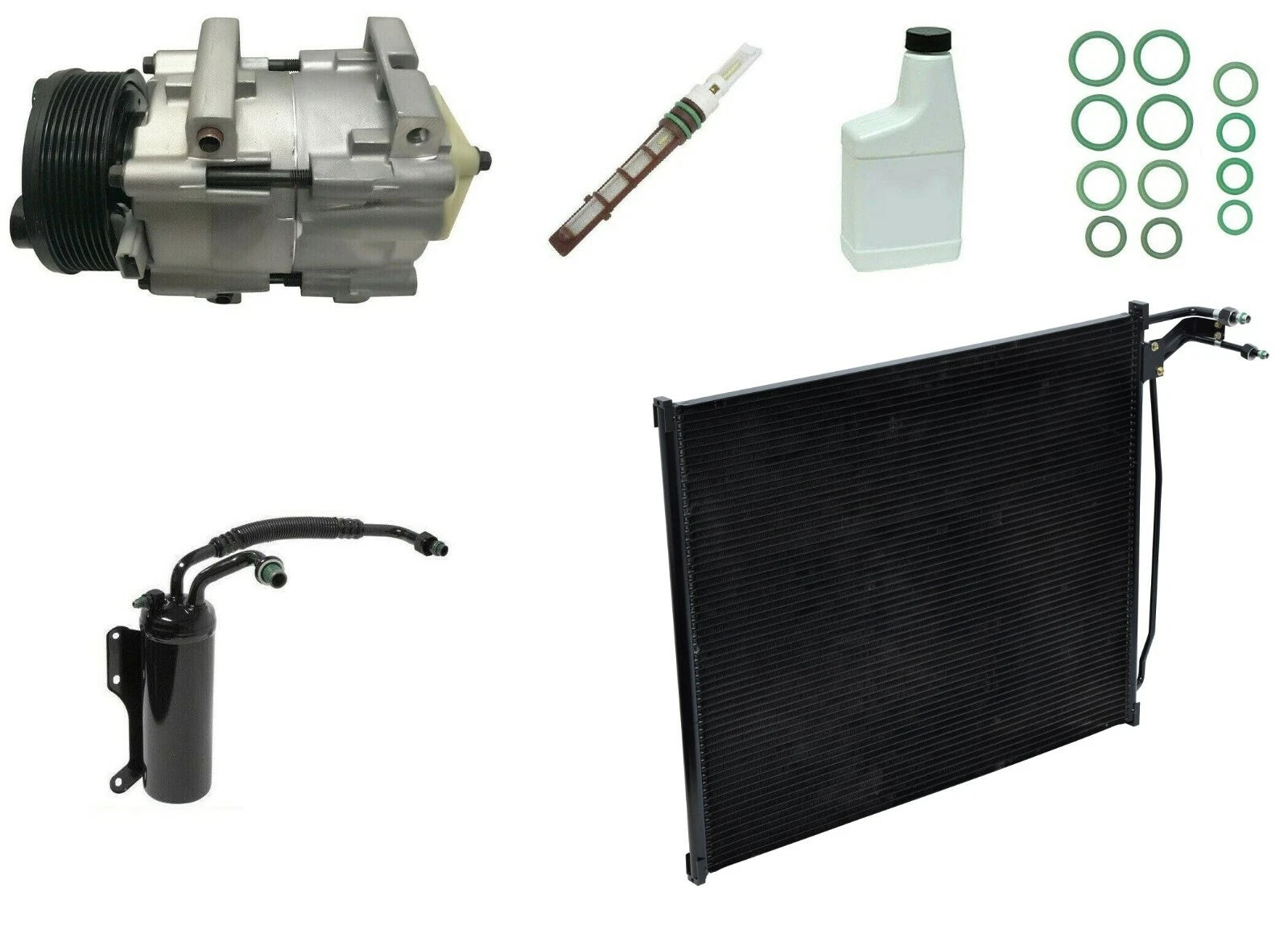 AC Compressor Kit With Condenser for Ford Ranger (2011–2018)