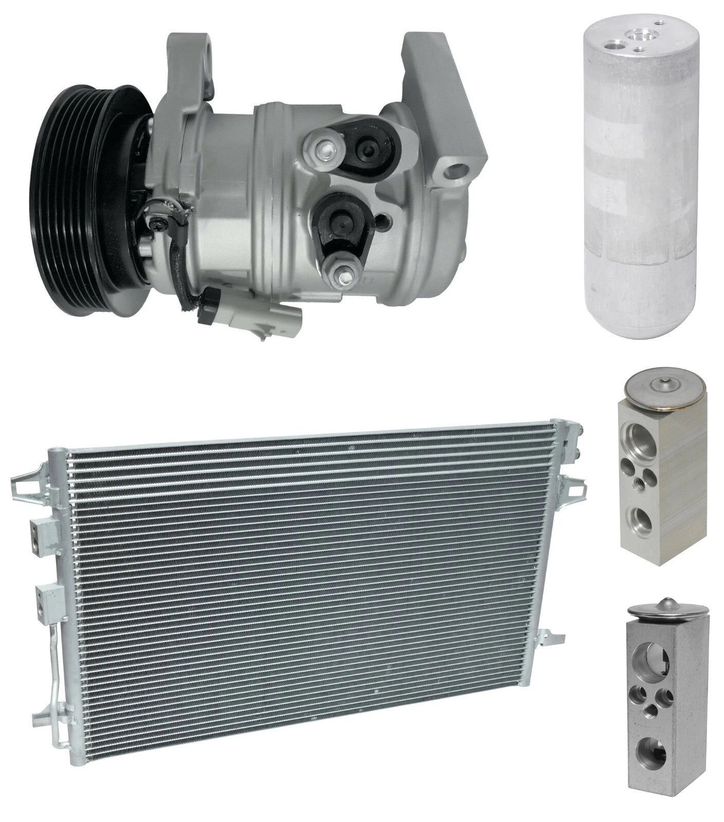 AC Compressor Kit With Condenser for Dodge Caravan 3.3L (2005–2005)