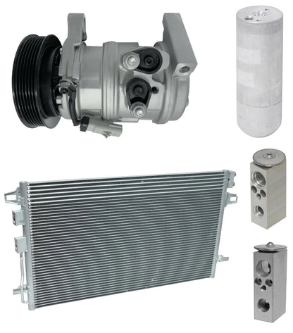 AC Compressor Kit With Condenser for Dodge Caravan 3.3L (2005–2005)