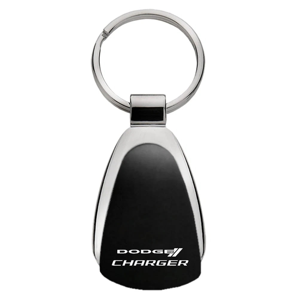 Black Teardrop Keychain - Officially Licensed for Dodge Charger