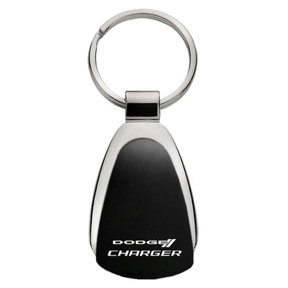 Black Teardrop Keychain - Officially Licensed for Dodge Charger
