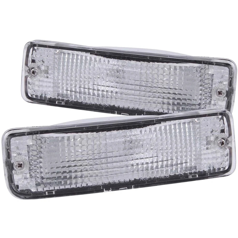 Chrome Clear Lens Euro Parking Lights w/Reflector for 1989-1995 Toyota Pickup