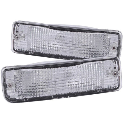 Chrome Clear Lens Euro Parking Lights w/Reflector for 1989-1995 Toyota Pickup