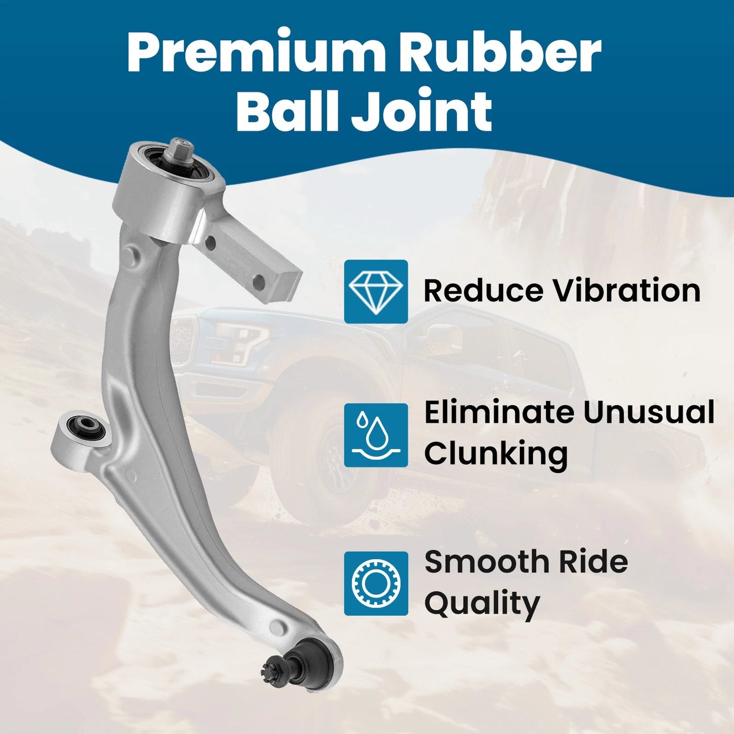 Front Left Lower Control Arm with Ball Joint for 2009–2015 Honda Pilot 3.5L