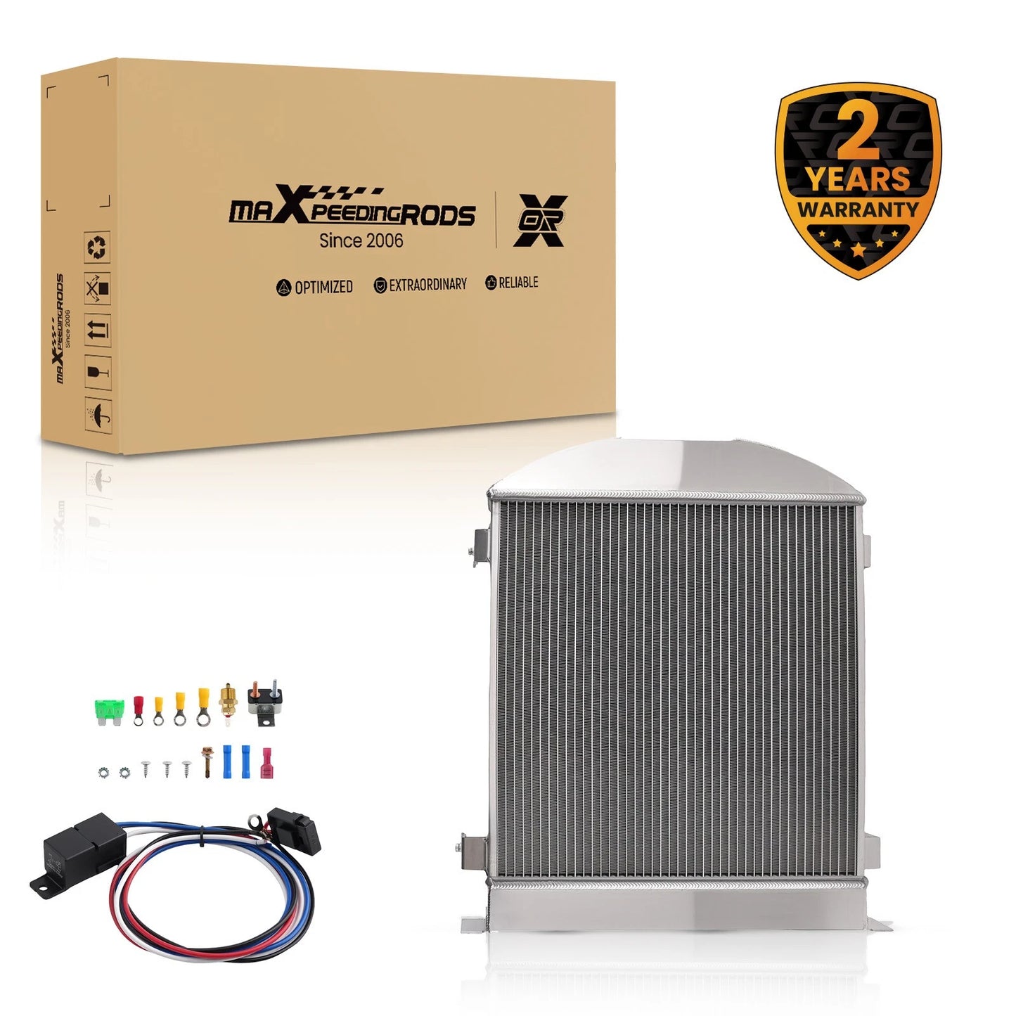 Aluminum Radiator Shroud Fan for Ford Model A (1932–1932)