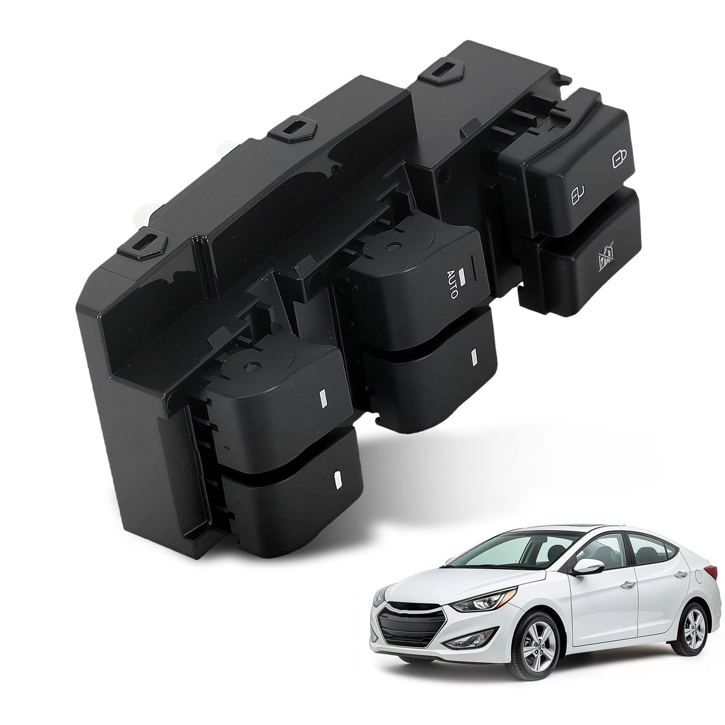 Front Left Master Power Window Switch for Hyundai Elantra (2017–2020)