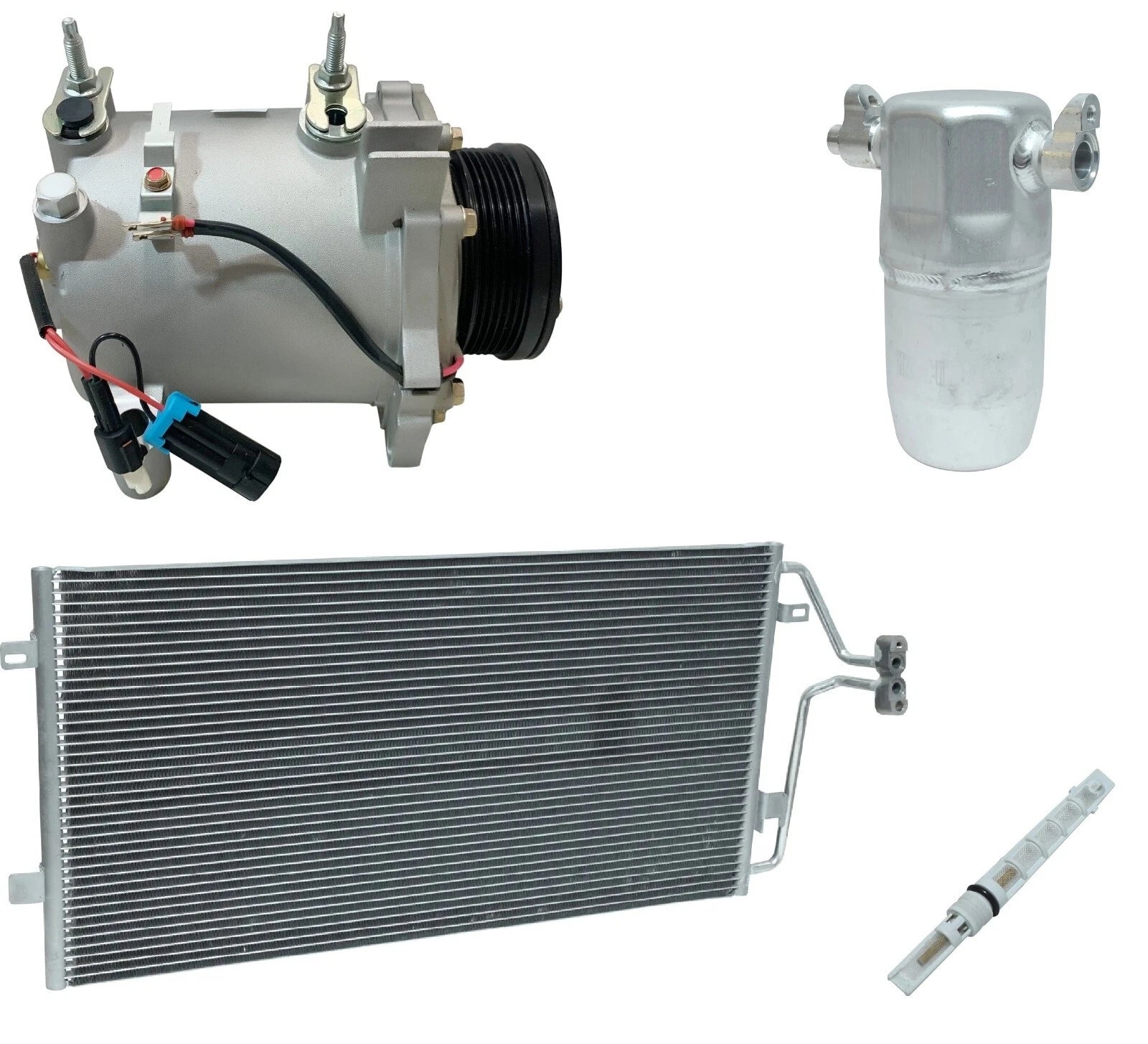 AC Compressor Kit With Condenser for Cadillac Deville 4.6L (2001–2005)