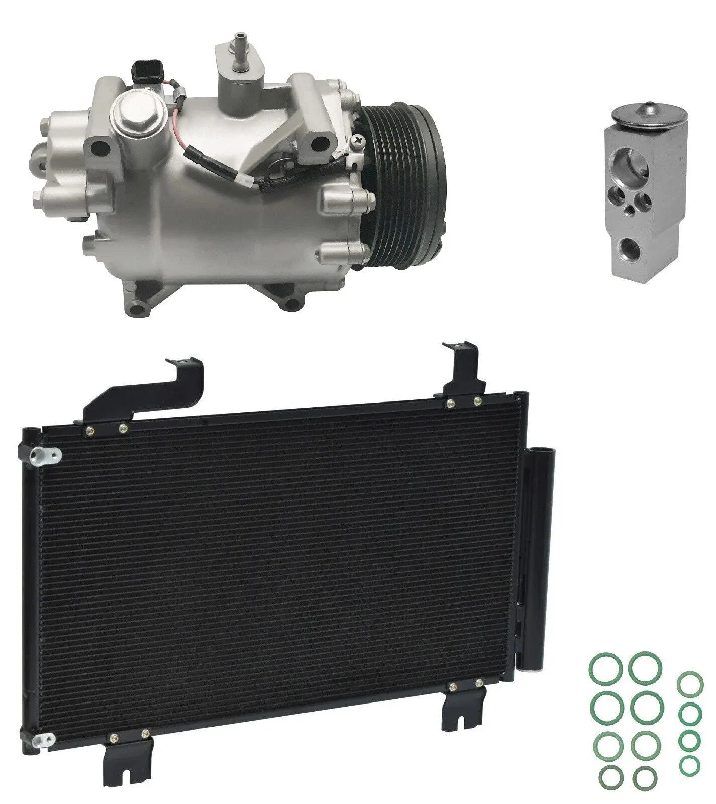 A/C Compressor Kit With Condenser for Acura TSX 2.4L (2012–2014)