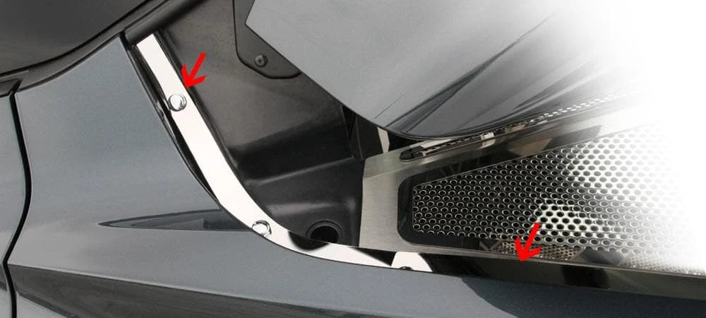 Fender Cap Kit with White LED and Bolt Covers for 2020–2021 Corvette