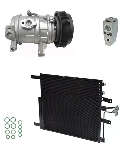 AC Compressor Kit with Condenser for Dodge Ram 1500 3.7L (2013–2013)