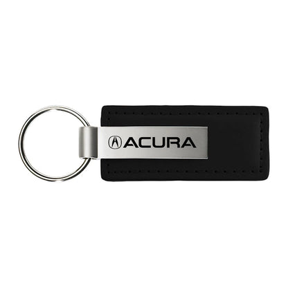 Black Leather Keychain KC1540.ACU - Officially Licensed for Acura